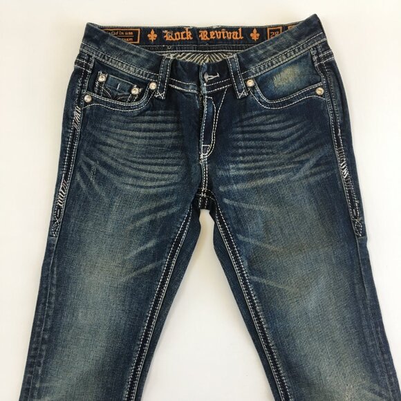 Rock Revival Lucille Skinny Stretch Jeans Womens 28 - Picture 6 of 12